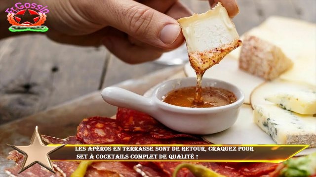 Les apéros en terrasse sont de retour, craquez pour set à cocktails complet de qualité !