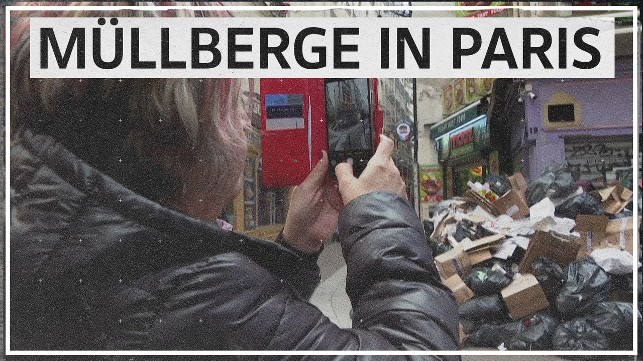 Müllberge in Paris: 'Der Gestank ist unerträglich'