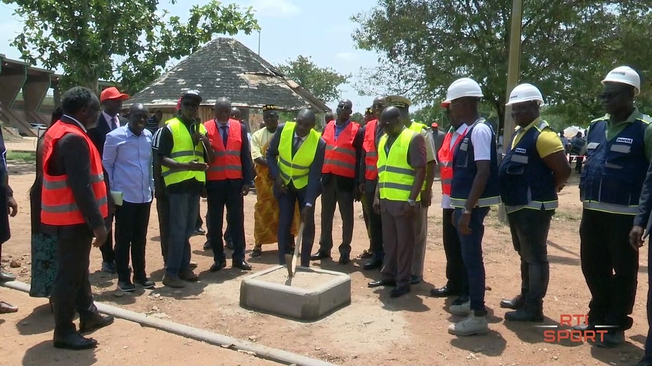 Lancement des travaux de réhabilitation des infrastructures sportives scolaires du lycée scientifique de Yamoussoukro