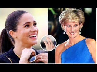 Il "legame con la principessa Diana" di Meghan Markle è stato visto per la prima volta nel suo anell