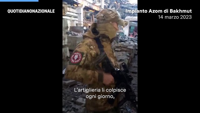Il gruppo Wagner: Siamo dentro l'impianto Azom di Bakhmut