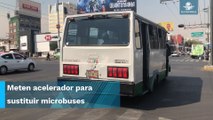 ¿Adiós a los microbuses? Buscan que para 2025 ya no circule este tipo de transporte en la CDMX