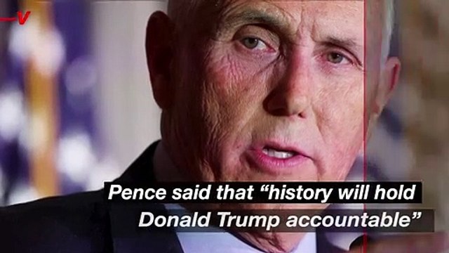 Trump Suggests Pence to Blame for Jan. 6 Violence