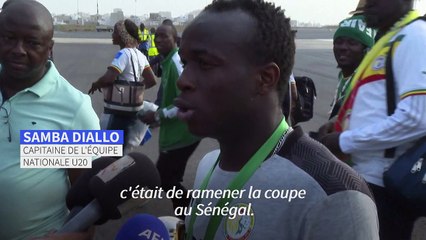 Football : retour triomphal des Lionceaux de la Teranga à Dakar