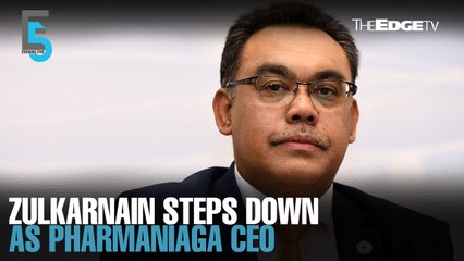 EVENING 5: Pharmaniaga's CEO steps down