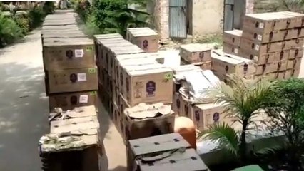 वैशाली: शराबबंदी कानून की खुली पोल,  पिकअप पर लोडेड 188 कार्टन विदेशी शराब बरामद 