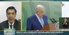 Presidente de México intercambia con legisladores de EE.UU.