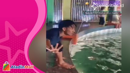 Pria Nekat Nyebur Monumen Cinta BJ Habibie dan Ainun, demi Konten hingga Terciduk Satpol PP