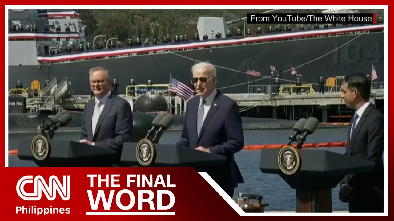 U.S., UK, Australia unveil more details on nuclear submarine deal | The Final Word