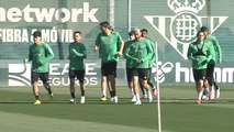 El Real Betis prepara el partido contra el United en la Europa League
