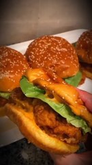 Yummy chicken burger | Delicious sandwich