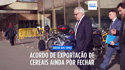 Rússia anunciou a exportação de cereais por mais 60 dias mas acordo não está fechado