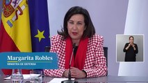 Margarita Robles, ministra de Defensa: 