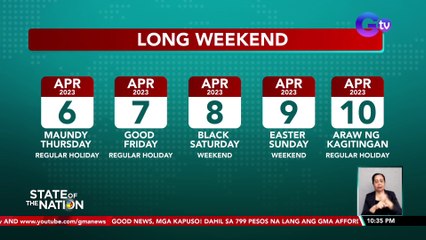 April 10, idineklarang Holiday ng Malacañang | SONA