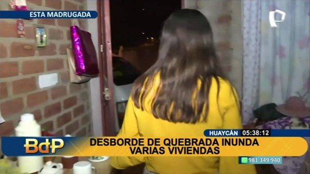 Emergencia en Huaycán: viviendas terminan inundadas tras caída de huaico debido a fuertes lluvias