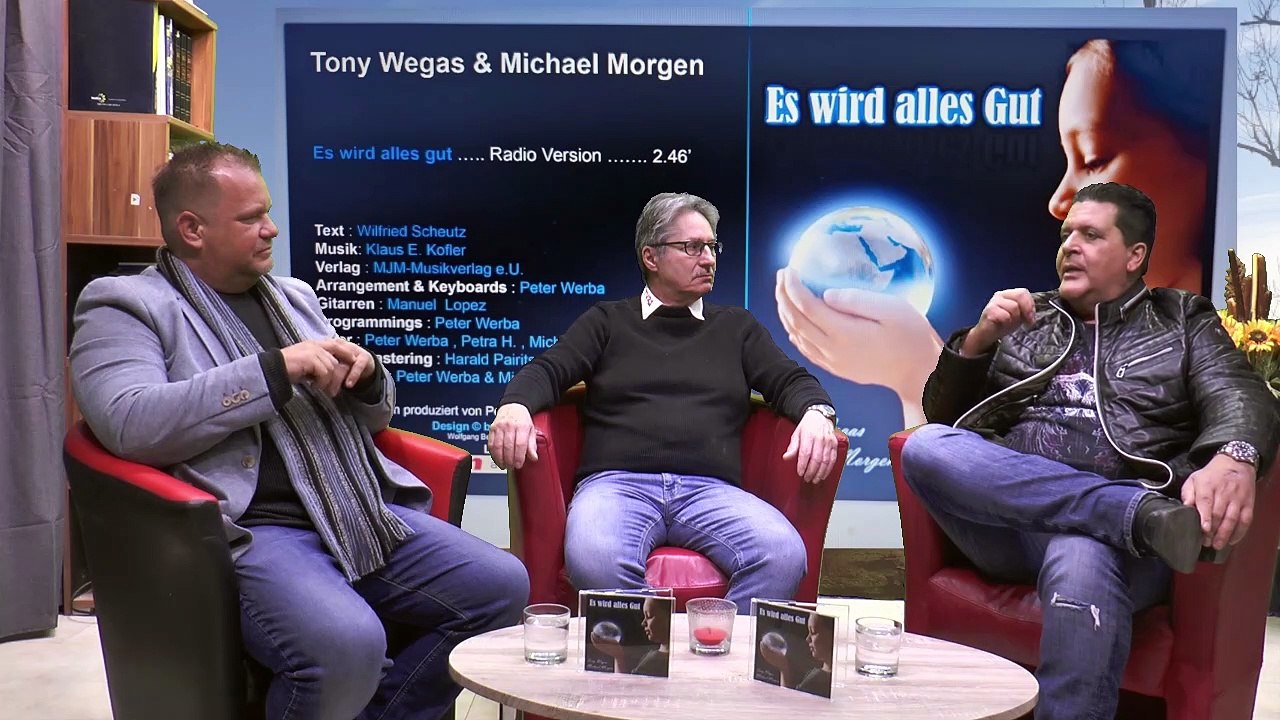 'Es wird alles gut'  Tony Wegas und Michael Morgen im Studio