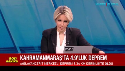 Kahramanmaraş'ta 4.9 büyüklüğünde deprem oldu