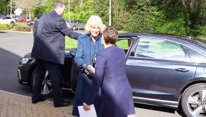 Camilla visits Birmingham Ballet School