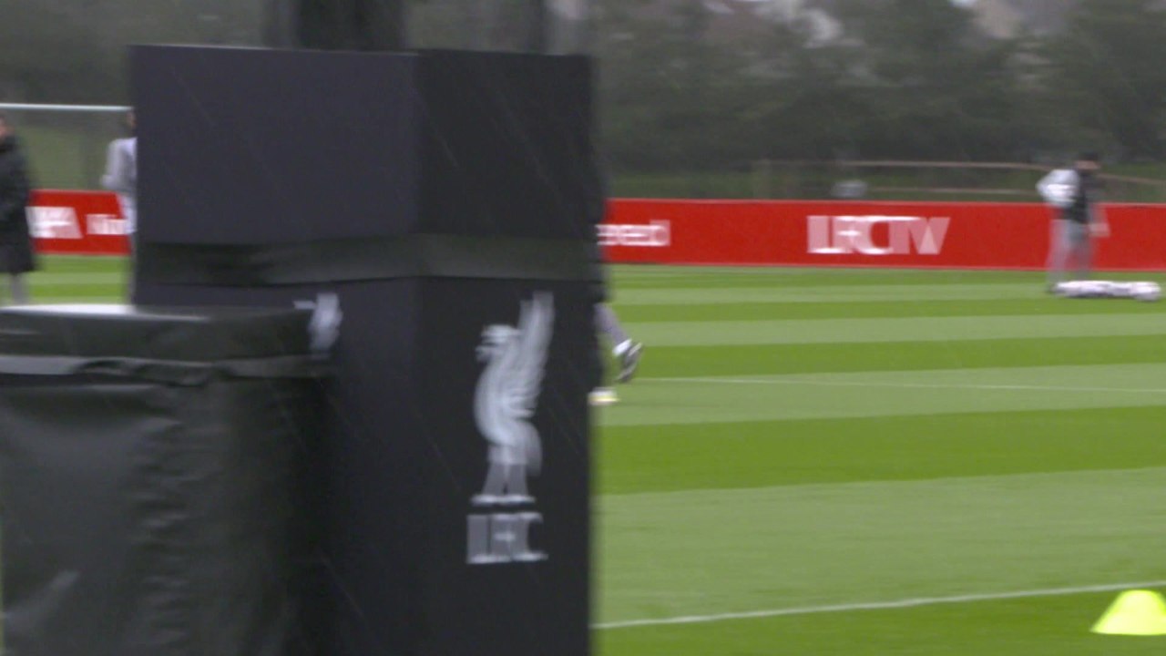 Liverpool training ahead of their mission impossible trip to turn around 3 goal deficit at Madrid