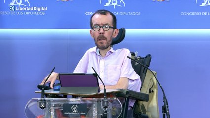 Echenique culpa al PSOE del fracaso en la reforma de la Ley 'mordaza'