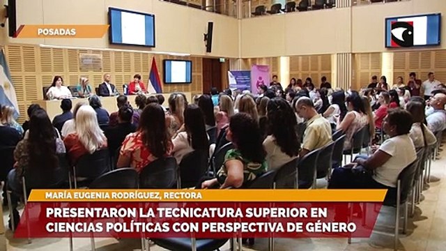 Presentaron la Tecnicatura Superior en Ciencias Políticas con perspectiva de género