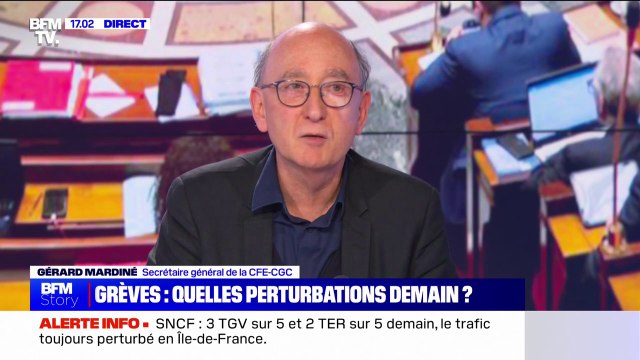 Gérard Mardiné (CFE-CGC) sur les retraites: Le processus parlementaire a été détourné par rapport à ce qu'il devrait être dans une réelle démocratie