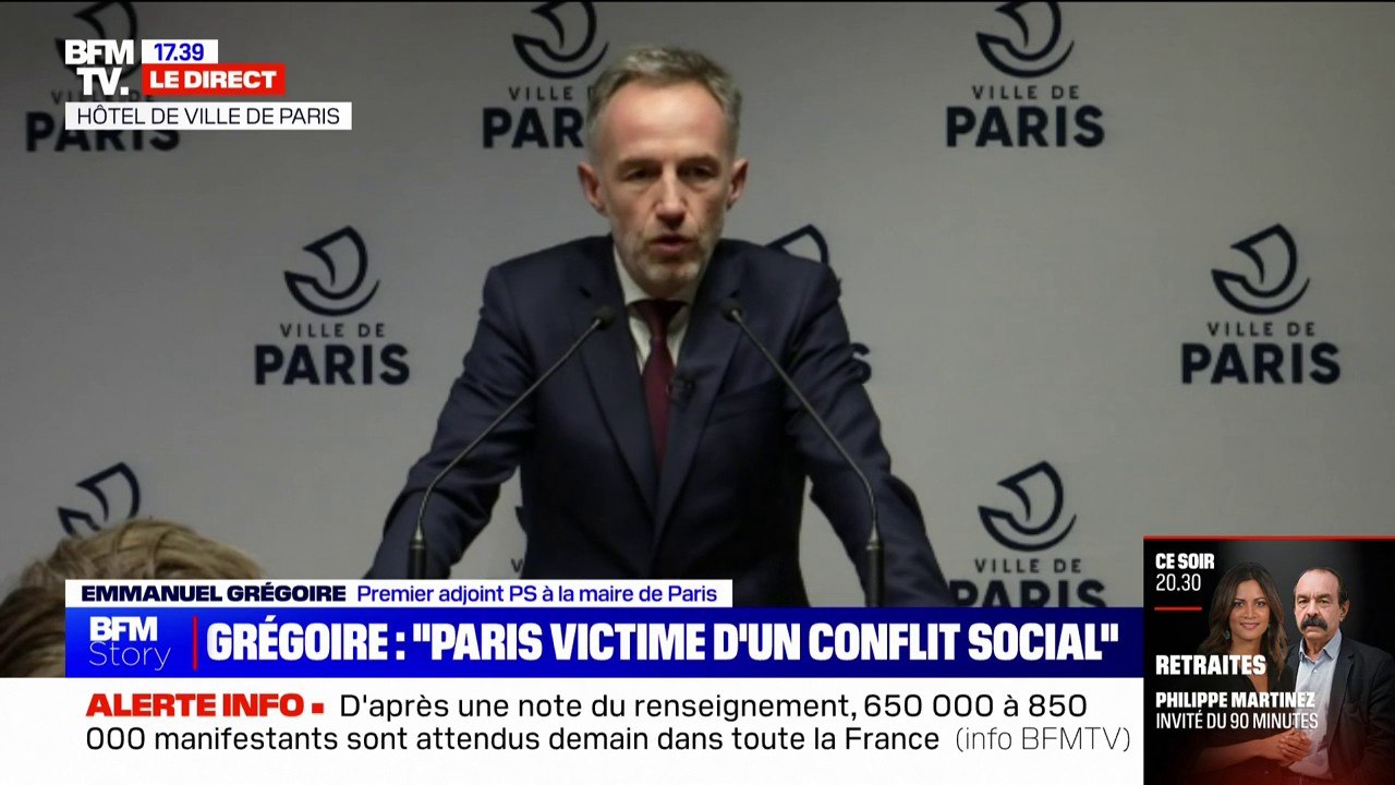 Emmanuel Grégoire: "En 10 jours, 23.000 tonnes de déchets ont été ramassées. C'est beaucoup plus qu'un service minimum"