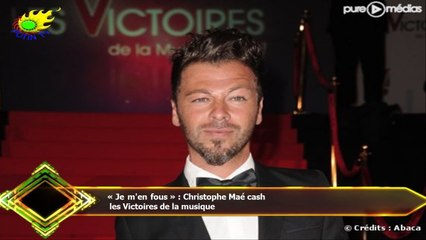 « Je m'en fous » : Christophe Maé cash  les Victoires de la musique