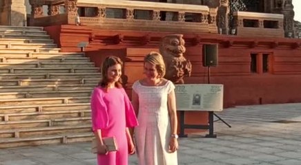 La Reine Mathilde et la Princesse Elisabeth au Caire en Egypte