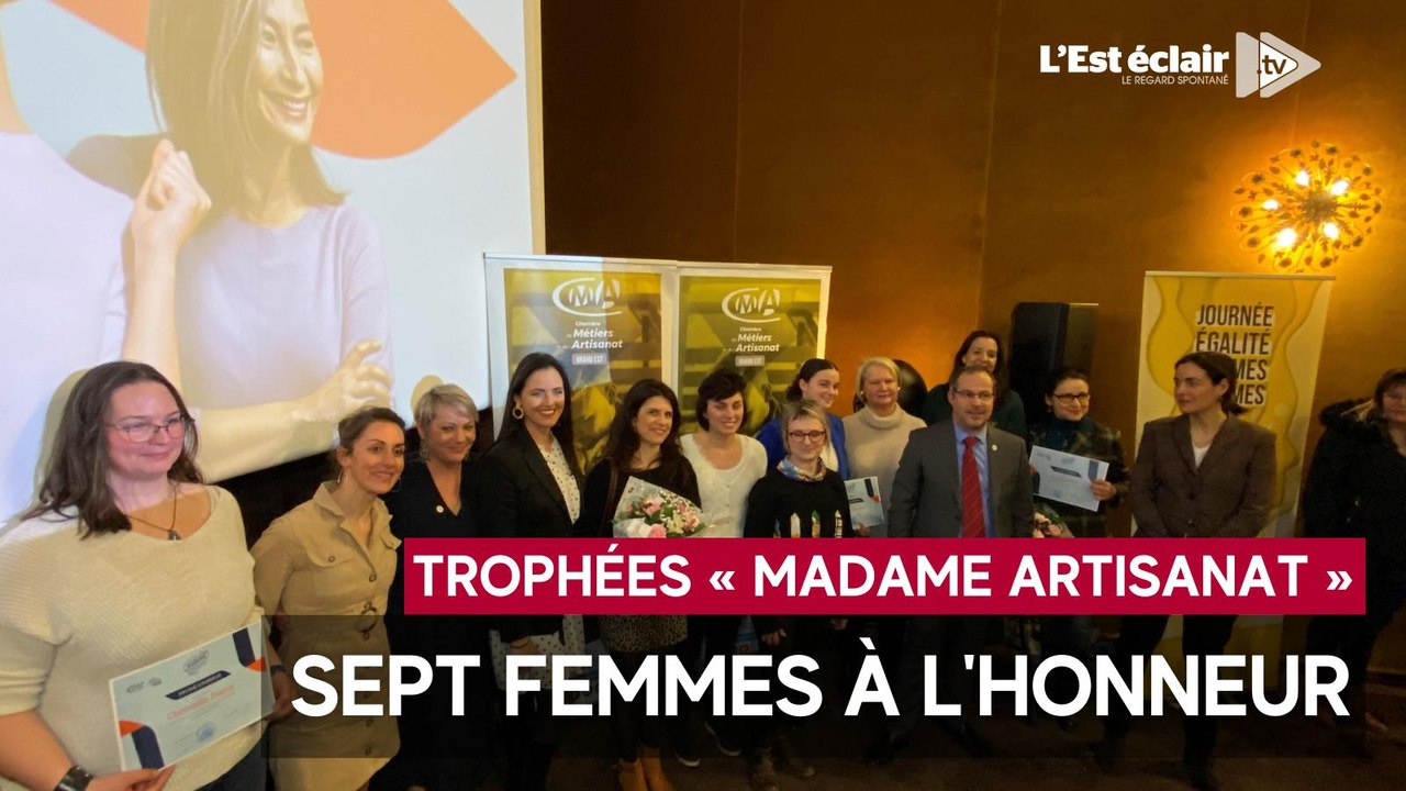 Sept femmes récompensées lors des trophées « Madame Artisanat »