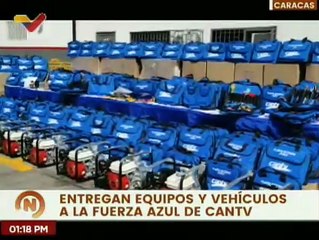 Entregan a CANTV 40 camionetas nuevas y equipamiento para fortalecer la atención a los usuarios