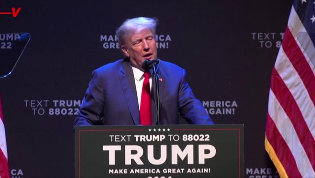 Donald Trump lashes out at Ron DeSantis during Iowa campaign rally