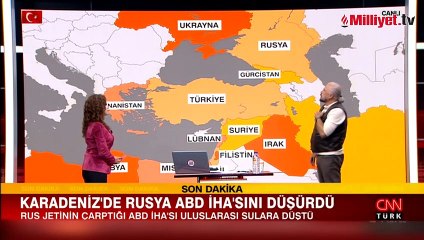 Karadeniz'de korkulan oldu! Rus uçakları ABD İHA'sı düşürdü