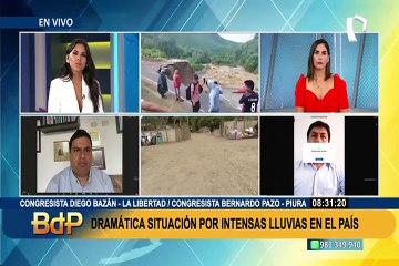 José Pazo: "Hay 10.000 afectados, 6 fallecidos y 28 centros de salud con daños en Piura"
