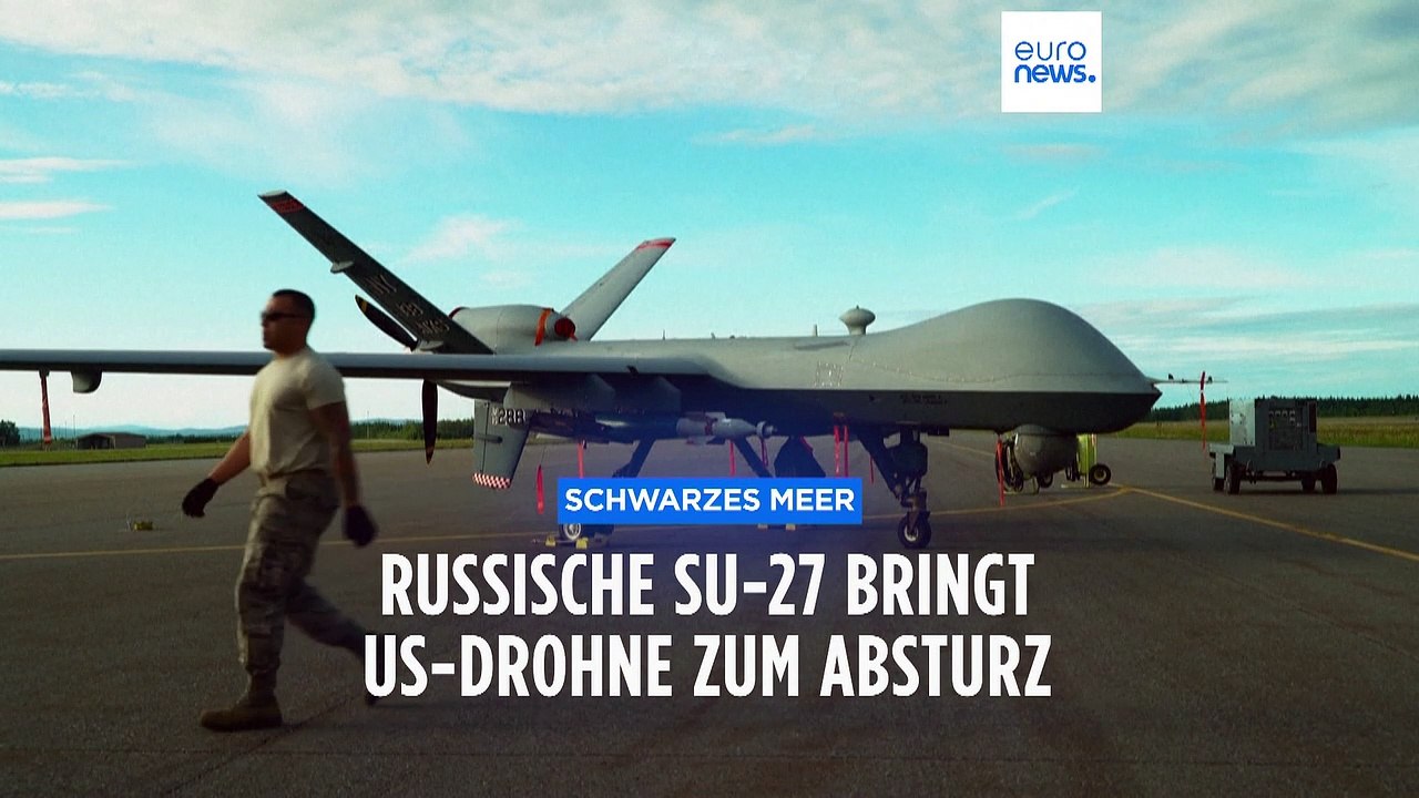 Russlands Kampfjet Su-27 sorgt für Abschuss von US-Drohne MQ-9