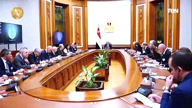 الرئيس السيسى يستقبل وفدا إيطاليا رفيع المستوى برئاسة أنطونيو تايانى