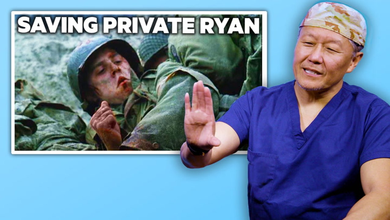 Military trauma surgeon rates nine more battle wounds in movies and television
