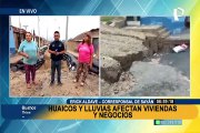 Lluvias en Huaura: cientos de familias damnificadas tras caída de huaico en Sayán