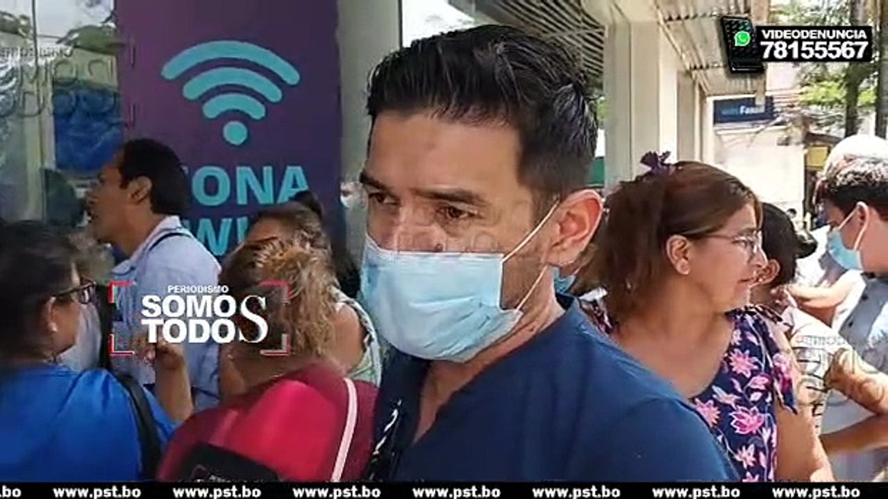 LARGAS FILAS EN EL BANCO FASIL SIN EMBARGO ASFI DICE QUE LOS AHORROS DE LOS CLIENTES ESTAN PROTEGIDOS