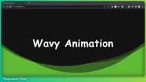  Create a Wavy Animation for Your Website with HTML and CSS!