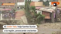 Un poderoso ciclón azotó el norte de Perú causando graves destrozos e inundaciones