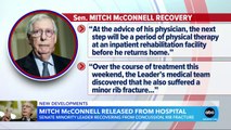 Mitch McConnell discharged from the hospital, now heads to inpatient