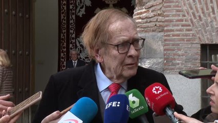 Tamames dice que lleva un mes preparando el discurso con "independencia absoluta porque era un requisito indispensable"