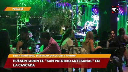 Presentaron el San Patricio Artesanal en la Cascada