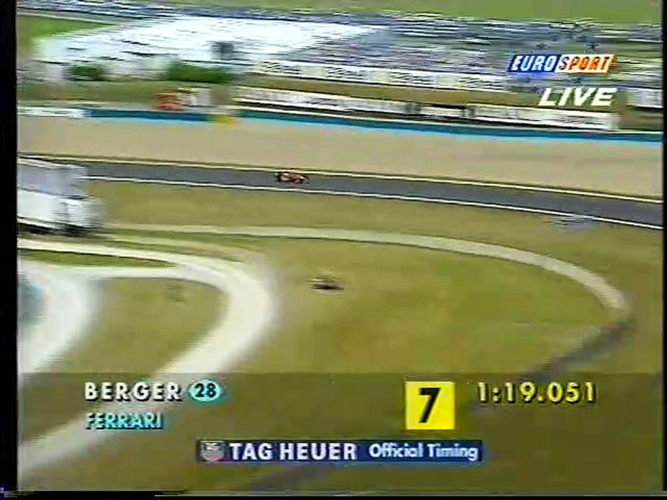 Formula-1 1995 R07 France - Magny-Cours - Saturday Qualifying (Eurosport)