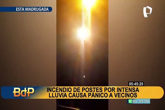 Lima en alerta: pistas mojadas, accidentes de tránsito y cortes de luz tras fuertes lluvias