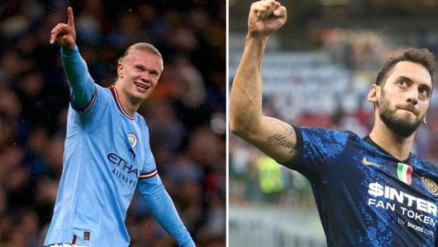 Manchester City'den Şampiyonlar Ligi'nde 7 gollü gövde gösterisi! Hakan Çalhanoğlu da tur atladı