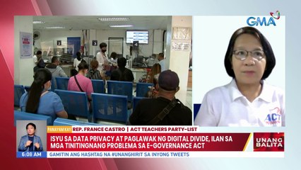 Isyu sa data privacy at paglawak ng digital divide, ilan sa mga tinitignang problema sa E-Governance Act | UB