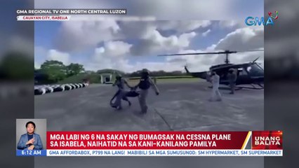 Mga labi ng 6 na sakay ng bumagsak na Cessna Plane sa Isabela, naihatid na sa kani-kanilang pamilya | UB