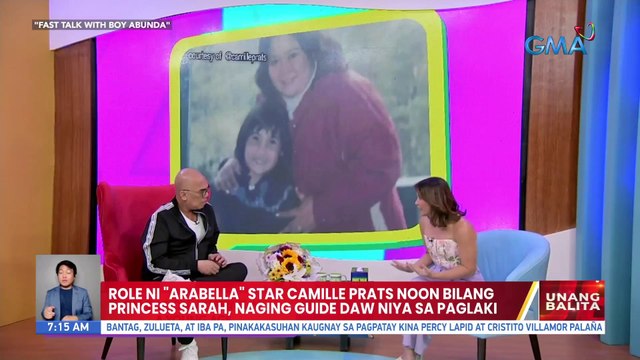 Role ni Arabella star Camille Prats noong bilang Princess Sarah, naging guide daw niya sa paglaki | UB